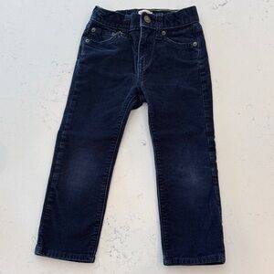 J. Crew Boys Navy Cords Size 3